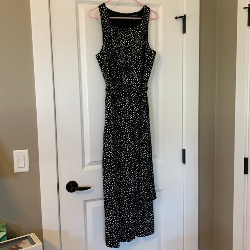 Banana Republic Black and White Polka Dot Jumpsuit